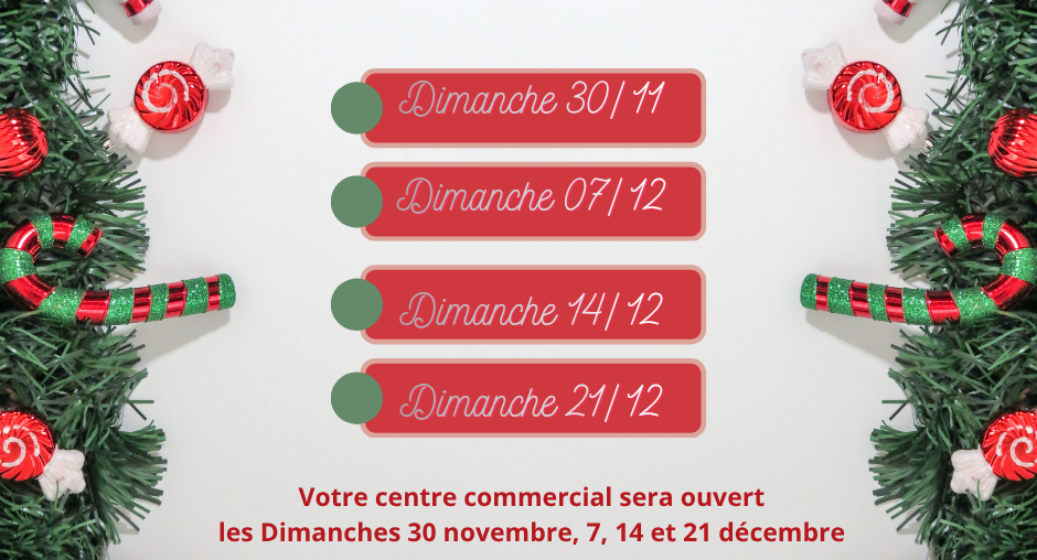 OUVERTURES EXCEPTIONNELLES